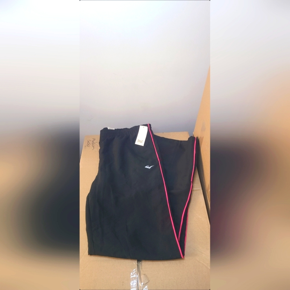 Insane Windbreaker Track Pants Balck Onyx/Pink Size S